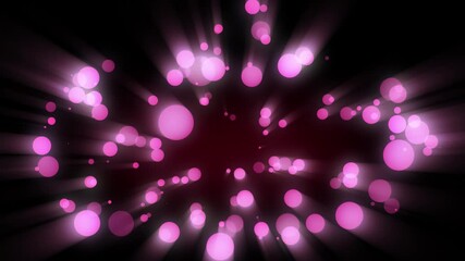 Wall Mural - abstract fantasy background shiny particles dust rays and energy flow loop