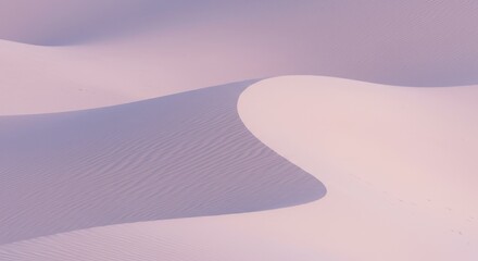 Wall Mural - serene sandscape: gentle curves of the desert - peaceful desert landscape, soft light, flowing sand 