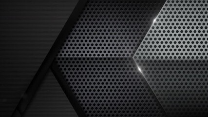Poster - Abstract background for technology and futuristic concept strong dark metallic and heavy element for industry technology concept