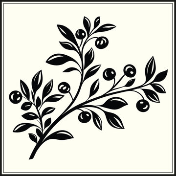 Mistletoe Silhouette, Holiday