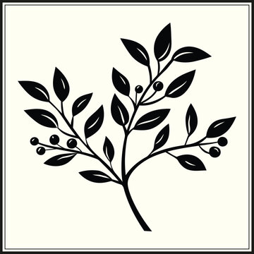 Mistletoe Silhouette, Winter