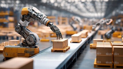 Poster - Advanced Robot Automation in a Modern Warehouse Setting