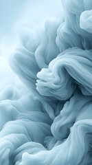 Poster - Abstract Blue Ink Swirl Texture Background