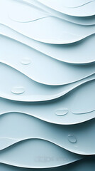 Poster - Abstract Blue Wave Texture Background