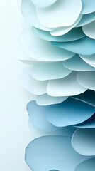 Poster - Abstract Blue Circle Layers Background
