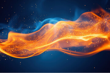 Wall Mural - abstract background flame