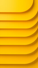 Poster - Abstract Yellow Layered Background with Geometric Curves