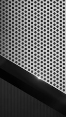 Poster - Vertical video abstract background for technology and futuristic concept strong dark metallic and heavy element for industry technology concept