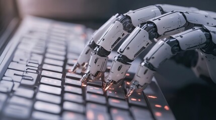 Poster - AI-powered smart factory utilizing cutting-edge automation technology.