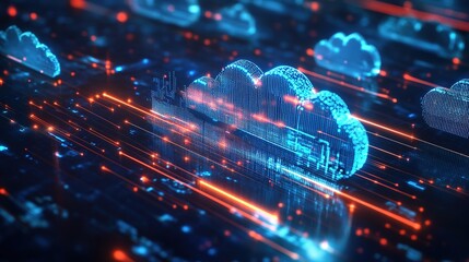 Poster - Cloud-based smart manufacturing with AI-driven decision-making.