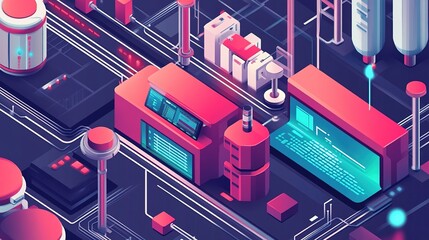 Poster - Real-time data analytics optimizing an automated production process.
