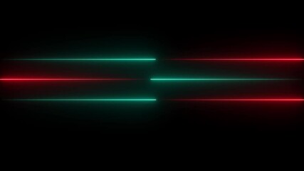 Glowing neon line Icon black background. neon line animation.