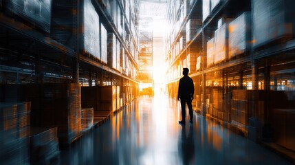 Poster - Bright Modern Workspace for Digital Inventory Setup and Management