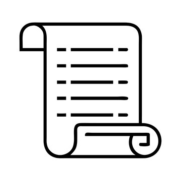 Cybersecurity Document Icon in Minimalist Style  