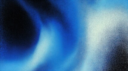 Poster - Modern Minimalist Architecture, Abstract background grainy texture. Wallpaper. Blue gradient mix horizontal background.