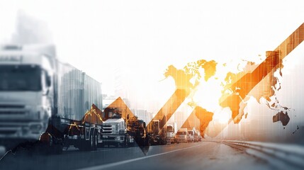 Poster - Business Growth and Investment Trends with Graphical Representation