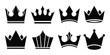 © Dynamic-Designs - Crown icon set vector illustration
