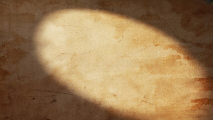 Aufkleber - A shadow of a clock on a gray concrete wall