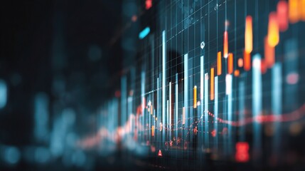 Poster - Dynamic Business Interface with Modern Data Visualization Elements
