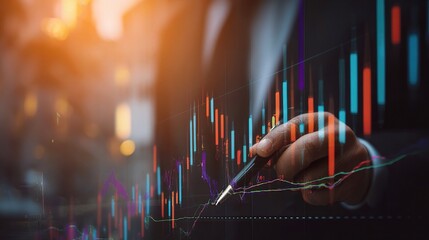 Poster - Professional Business Monitoring with Graphs and Double Exposure Effect