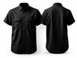 © Imam - Short sleeve work shirt mockup front and back view