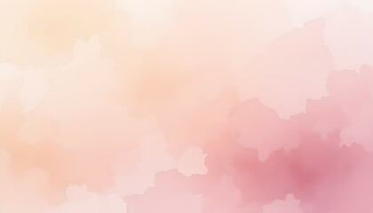 Poster - Abstract Watercolor Texture in Shades of Peach and Pink