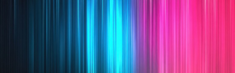Poster - Vibrant light trails in shades of blue and pink create an abstract background full of energy