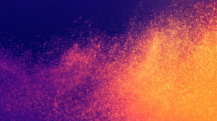 Poster - Vibrant colors blend together in a dynamic display of powdered pigment creating a stunning visual effect
