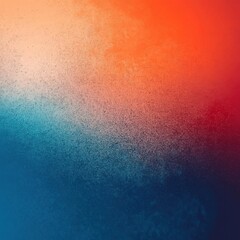 Poster - Vibrant gradient blending warm and cool colors in a striking abstract composition