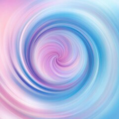 Poster - Colorful swirling patterns create a mesmerizing abstract design in soft pink and blue tones