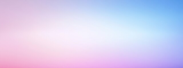 Poster - Soft pastel gradient blending warm pink and cool blue colors in a serene background for calming visuals
