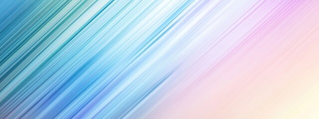 Poster - Abstract pattern of soft pastel colors blending harmoniously in a smooth gradient design