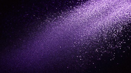 Poster - Stunning purple sparkles create a mystical atmosphere in a nighttime setting with shimmering effects