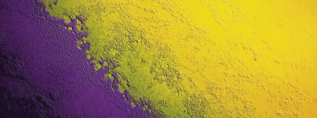Poster - Colorful abstract texture showcasing vibrant shades of purple and yellow in layered patterns
