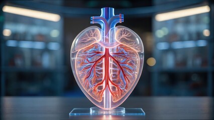 Poster - Detailed View of Synthetic Organ with Capillary Network in Gigapixel