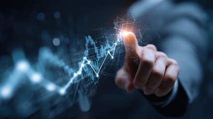 Poster - Concept of Digital Business Disruption with Touch Interaction