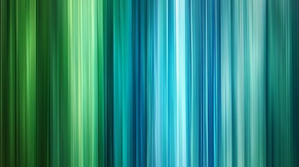 Poster - Abstract Stripes Gradient of Vibrant Green to Blue, Modern Motion Background