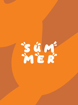 Creative concept of bright and attractive summer card set. Modern abstract art design with wavy shapes and lines. Template for celebration, advertisement, banner, cover, label, poster, sale, etc.