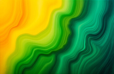 Aufkleber - Abstract flowing background featuring a smooth gradient of yellow and green hues. The colors blend seamlessly with wavy lines, creating a fluid and artistic texture.
