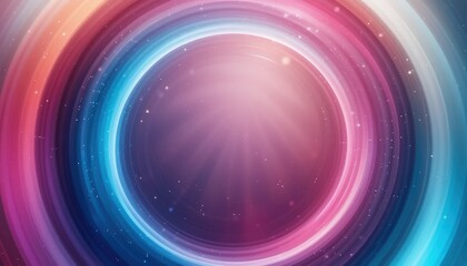 Poster - Vibrant light burst digital art abstract design cosmic space centered perspective colorful energy visualization for modern aesthetic appeal