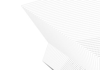 Poster - Minimalist Abstract Line Art - Geometric Architecture and Futuristic Design - Vector Illustration