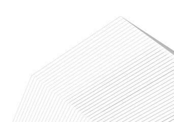 Poster - Minimalist Abstract Line Art - Geometric Architecture and Futuristic Design - Vector Illustration