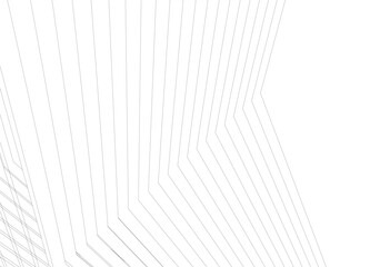 Poster - Minimalist Abstract Line Art - Geometric Architecture and Futuristic Design - Vector Illustration