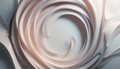 Poster - Swirling abstract art digital composition contemporary design minimalist space close-up view artistic expression