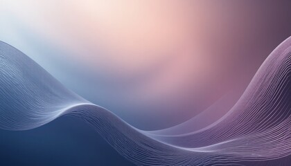 Poster - Dynamic flowing waves abstract art digital space graphic design soft palette aesthetic perspective conceptual visuals for creative projects