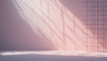 Poster - Captivating play of light and shadows minimalist studio space interior photography modern environment abstract viewpoint artistic concept