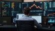 © Nongkhane - Business analyst monitoring market trends office environment digital data insights professional viewpoint