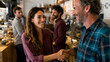 © Lucianastudio - Positive business collaboration showcased through a cheerful handshake between colleagues