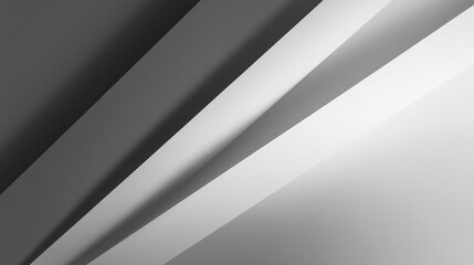 Poster - Abstract monochrome image featuring diagonal lines and subtle gradations of light and shadow