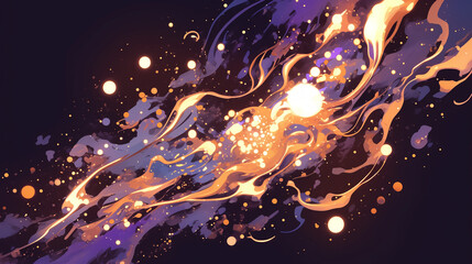Wall Mural - abstract fire background